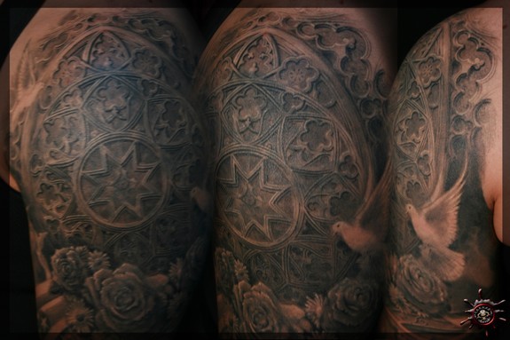 Tattoos - Anthony's half sleeve - 50980